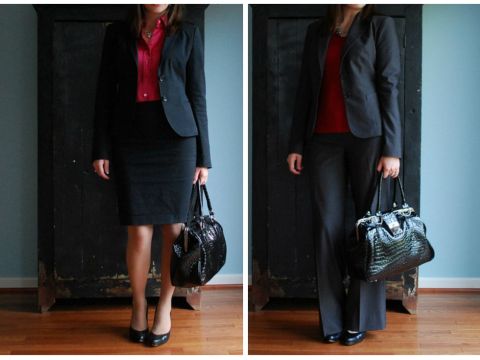 young professional interview outfit
